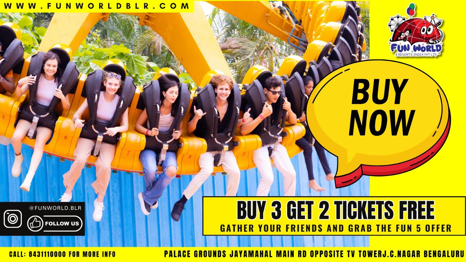 FUN5: 3 Tickets + 2 Free | Adults Only