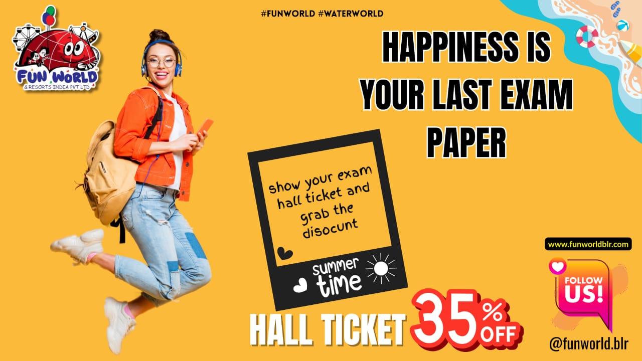 Hall Ticket Offer – 35% Off!