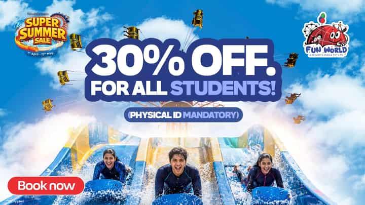 Summer Student Special – Get 30% Off at Fun World
