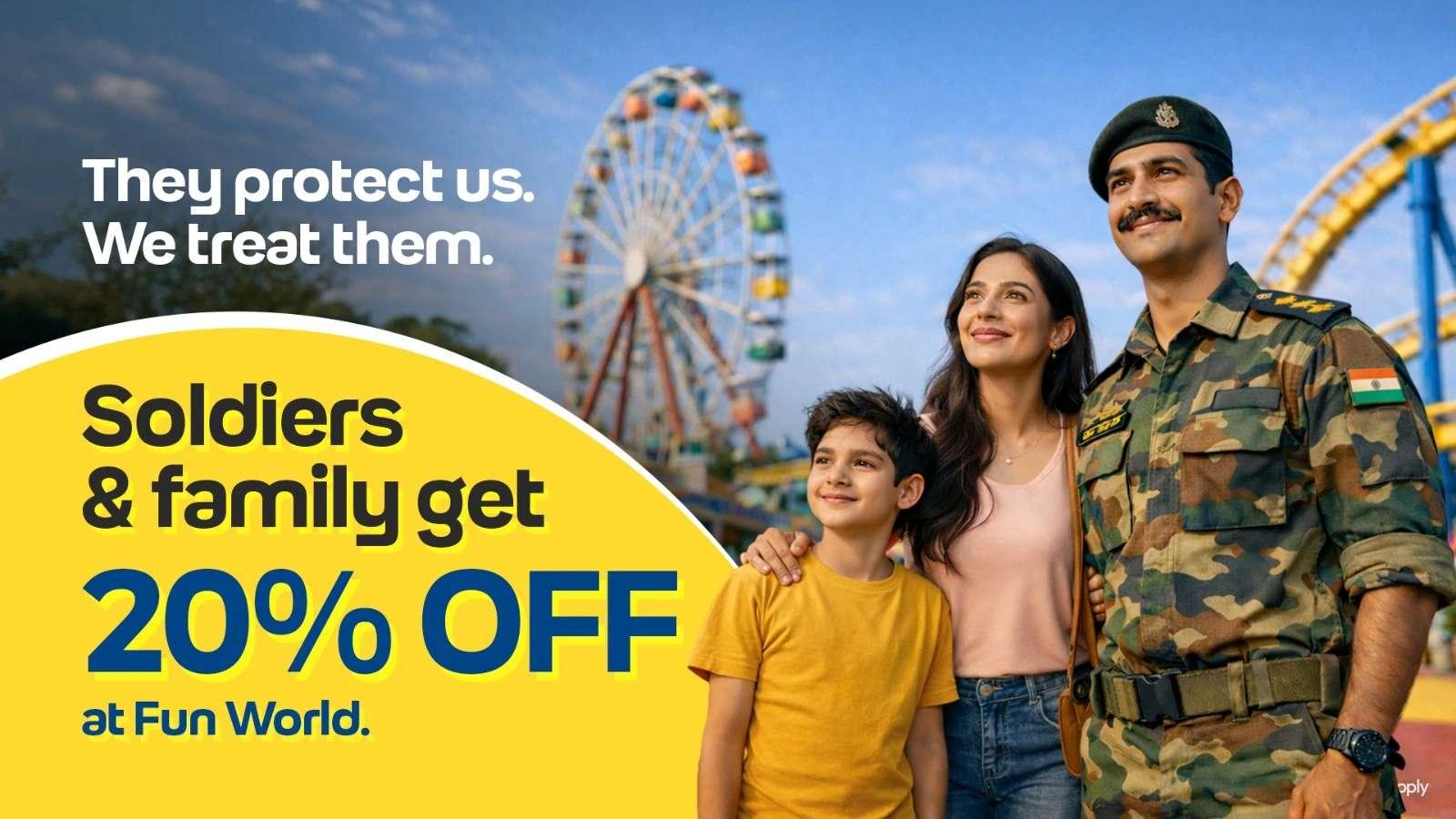 Fun Warriors – 20% Off: For the Brave Soldiers